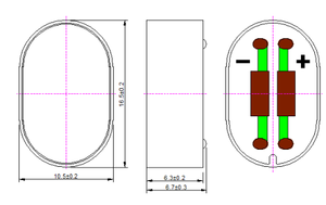 Conductor/altavoz de conducción ósea de 8ohm 0,8 W para auriculares de conducción ósea de - Product Image 2