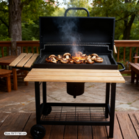 Barbecue à gaz Kamado, Grill de jardin et de piscine, Barbecue extérieur au charbon et au gaz, Machine à barbecue