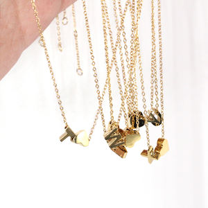 Dainty collana girocollo in acciaio inossidabile <span class=keywords><strong>con</strong></span> <span class=keywords><strong>cuore</strong></span> in oro 26 alfabeto lettera nome girocollo collana iniziale <span class=keywords><strong>con</strong></span> <span class=keywords><strong>cuore</strong></span> - Product Image 5