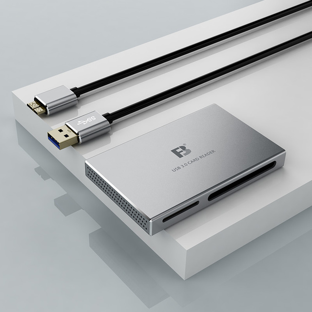 FB 886 Metal Shell USB 3.0 High-speed CF SD MS M2 TF Card Reader for Camera Laptop Pc Sd Card Reader Cf Card Reader