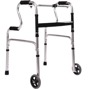 Double Bend Walker Aluminum Alloy Height Adjustable For Elderly Disabled Hospital Rehabilitation Outdoor Use - Product Image 2