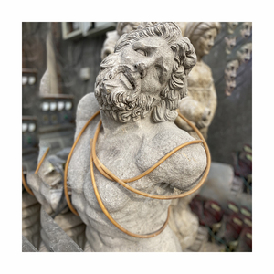 Décoration de jardin moderne belle femme nue bustes en pierre statue dame voilée buste en marbre <span class=keywords><strong>sculpture</strong></span> - Product Image 4