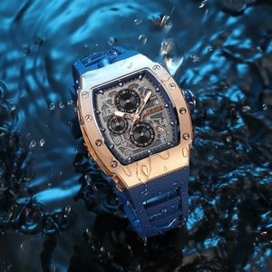 Reloj de Pulsera de Cuarzo MEGIR 8411, Estilo Casual de Negocios para Hombre, Nuevo Modelo 2023, Diseño Tonneau, Acero Inoxidable, Montre Megir Homme - Product Image 5