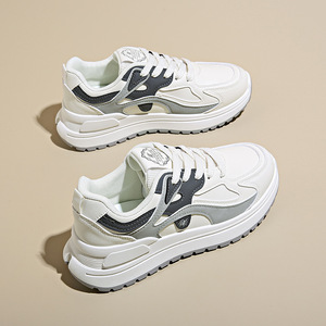 Zapatos Deportivos Casuales para Mujer, Primavera 2025, Estilo Coreano, Plataforma Gruesa, Aumento de Altura - Product Image 6