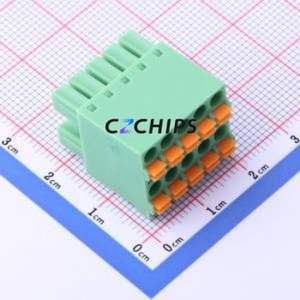 KF2EDGKNH-3.81-2*5P Plug-in Terminal Block P=3.81mm Connector ( Connector Type: Plug )( Construction: 2x5P )( Pitch: 3.81mm ) - Product Image 1