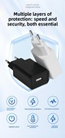 Adaptateur secteur de voyage 5V1A/2A 10W QC2.0, prise US EU, USB portable pour téléphone, petit appareil ménager, chargeur mural de bureau, alimentation