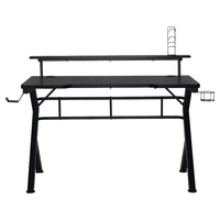 Bureau d'ordinateur sur pied, bureau, bureau, table d'étude, bureau de jeu avec lumières rvb, nouveau, grands Lots