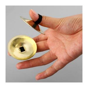 Jello FC-1 5.3 cm Ferro Dedo Pratos Sagat Zagat Zill Traje de Dança do Ventre Oriental Profissional Gong Pratos para Dançar - Product Image 6