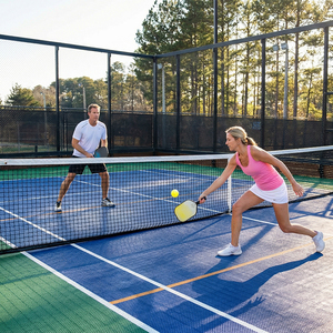 Tappetino <span class=keywords><strong>Professionale</strong></span> in PP Impermeabile per Campo da Pickleball per Uso Esterno/Interno con Superficie per Tornei a Rimbalzo Reale della Palla - Product Image 5