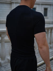 Vestiti da <span class=keywords><strong>uomo</strong></span> per il Fitness e per il ciclismo all'aperto vestiti da ginnastica a compressione ad asciugatura rapida magliette sportive senza cuciture per <span class=keywords><strong>uomo</strong></span> - Product Image 5