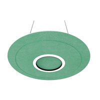 Chine Fournisseur Série Acoustique Éclairage Acoustique Circulaire LED Lumières Suspendues Lustre Plafond Anneau Lampes pour Bureau Décor