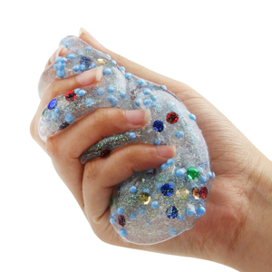 Pha Lê Slime Gradient mềm đầy màu sắc pha lê bùn tự làm Puff Slime đất sét chơi bột cho trẻ em - Product Image 4