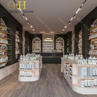 Comptoir de présentation pour magasin médical, armoire de pharmacie en bois durable sur mesure, étagères de pharmacie, comptoir de présentation pour dispensaire