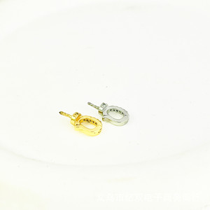Cierre de perla para joyería, chapado en oro, plata y cobre, hebilla universal ajustable para pendientes y accesorios de colgantes - Product Image 4