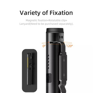 <span class=keywords><strong>Lampe</strong></span> de poche Portable 3 en 1 à LED UV, <span class=keywords><strong>torche</strong></span> <span class=keywords><strong>Rechargeable</strong></span> par USB, Clip de poche magnétique, <span class=keywords><strong>lampe</strong></span> de travail avec pointeur laser - Product Image 3