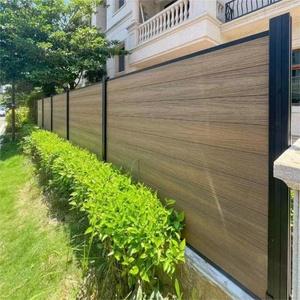 Hot-Selling Modern WPC Fence Easy-to-Assemble Waterproof Fire-Proof Manual Environmentally-Friendly Home Garden Park Outdoor Use - Product Image 1