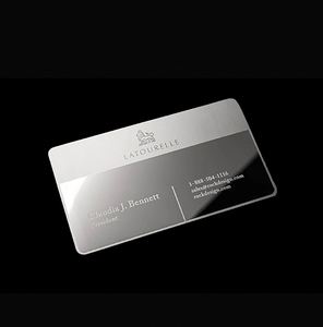 Cartes de visite professionnelles en métal Eloxiert Blanks .45Mm Vente en gros. Html - Product Image 6