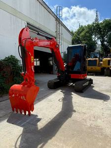 Excavatrice hydraulique sur chenilles Hitachi Zx52 d'occasion avec chenilles en caoutchouc Mini Digger 5 tonnes Moteur à pouce Boîte de vitesse Moteur PLC - Product Image 6