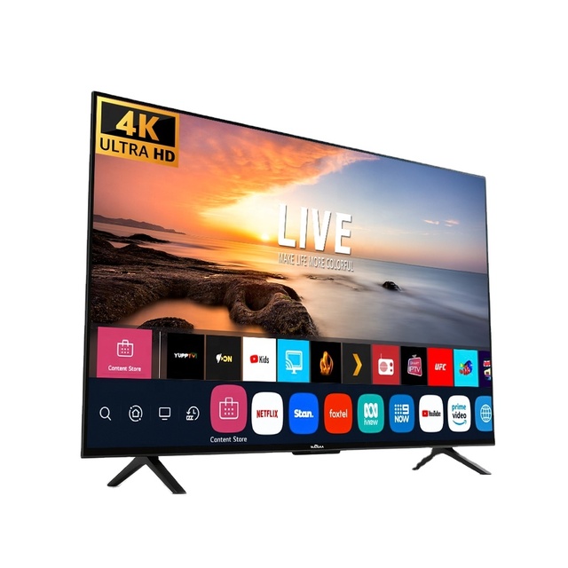 Android 14 Google QLED OLED Mini LED Smart TV 43 65 115 116 Inch Frameless 4K 8K 120Hz Refresh Rate Transparent for Bathroom Use