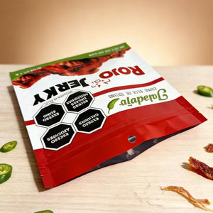 Bolsas de Plástico Mate Personalizadas con Cierre de 3 Lados y Ziplock para Empacar Chiles en Polvo, Snacks y Carne, con Orificio - Product Image 3