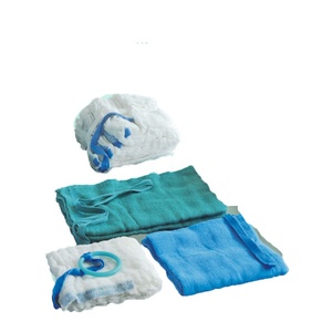 Gạc y tế gạc 45 * 45-4ply bụng tăm bông phẫu thuật thấm vô trùng <span class=keywords><strong>Lap</strong></span> <span class=keywords><strong>Sponge</strong></span> 45x45 <span class=keywords><strong>Lap</strong></span> Pad laparotomy bọt biển - Product Image 2