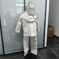 Vêtements de protection isolants anti-feu faciles à porter, ensemble de protection en fibres céramiques, exportation directe usine