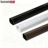 Ensemble de gaines décoratives pour climatiseur en PVC de 3 pouces, gaine de tuyauterie pour mini-split, tube en PVC avec raccords en PP pour système HVAC