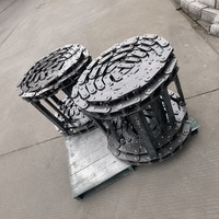Chaîne de convoyeur à grande capacité pour finisseur d'asphalte, en acier allié traité thermiquement, pièces de rechange pour système d'alimentation de matériaux de finition