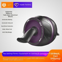 Rouleau abdominal auto-rétractable léger pour hommes – Outil de fitness à domicile pour aplatir le ventre – Idéal pour les exercices paresseux