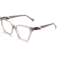 Monture de lunettes optiques Elan Optical YB8211 en forme de papillon œil-de-chat pour femme, monture complète en acétate, livraison rapide