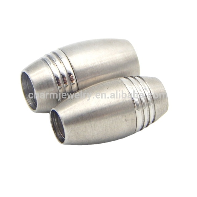BX011 Wholesale 304 Stainless Steel Jewelry Barrel Lock Clasps for Bracelet Jewelry DIY Findings Free Sample