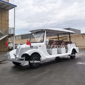 Vehículo Eléctrico Clásico Vintage para Turismo, Blanco, de 4 a 17 Asientos, Diseño Retro para Uso en Granjas Ecuestres, Color Personalizable - Product Image 3