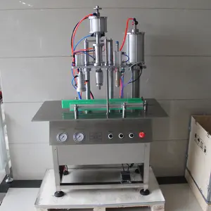 Máquina de enchimento de aerósol semi automático, para refil de cartucho de gás butano