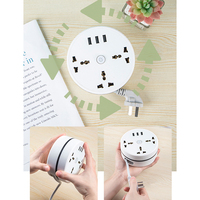 Produits pour la maison intelligente, prise de rangement standard européenne, 3 ports USB, 2500W, charge rapide QC 3.0, prises de charge, adaptateur secteur