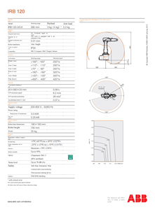 <span class=keywords><strong>Robot</strong></span> Industrial ABB para <span class=keywords><strong>IRB</strong></span> <span class=keywords><strong>120</strong></span> 5Kg - Product Image 6