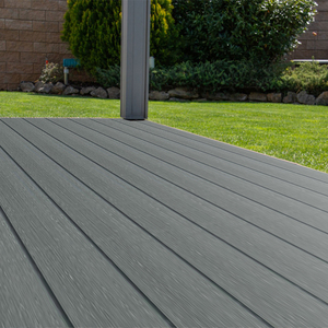 Plancher en WPC de style chinois, revêtement en composite bois-plastique, imperméable, antidérapant, aspect élégant, ressemble à du bois - Product Image 4