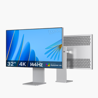 Écran de studio TCOLOR 32 pouces 4K Retina, design fin, USB C, écran HDR XDR, moniteur pour Mac, édition, photographie et graphisme