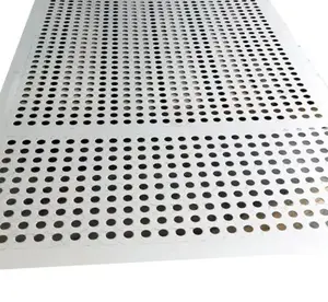 Stair treads 7mm sheet perforated metal mesh screen panels