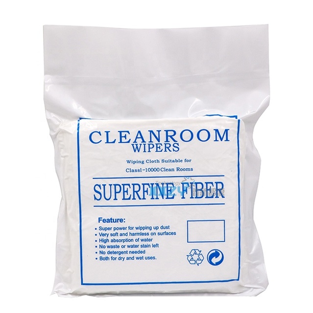 Cleaning Consumables! Superfine Fiber Cleanroom Wipers 9*9 Inch Non Dust Cloth for UV Print Head Dust-free Clean Cloth