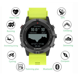 นาฬิกาข้อมืออัจฉริยะ Sunroad T3 GPS สำหรับกีฬาวิ่ง ปั่นจักรยาน ว่ายน้ำ ไตรกีฬา พร้อมมาตรวัดความสูง วัดความกดอากาศ <span class=keywords><strong>เข็มทิศ</strong></span> สำหรับเดินป่า กันน้ำ 10ATM สำหรับผู้ชาย - Product Image 2