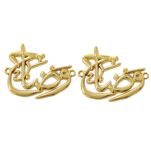 Plaques métalliques personnalisées avec <span class=keywords><strong>logo</strong></span> de marque, polies à <span class=keywords><strong>haute</strong></span> brillance, pour vêtements - Product Image 1