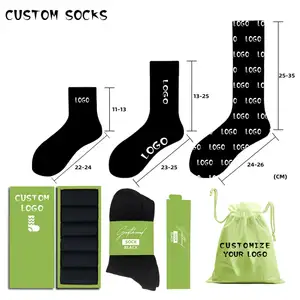 Chaussettes personnalisées OEM, Machine happy bambou, poignée de Yoga, Compression, Football, sport, enfants, bébé, femmes, hommes