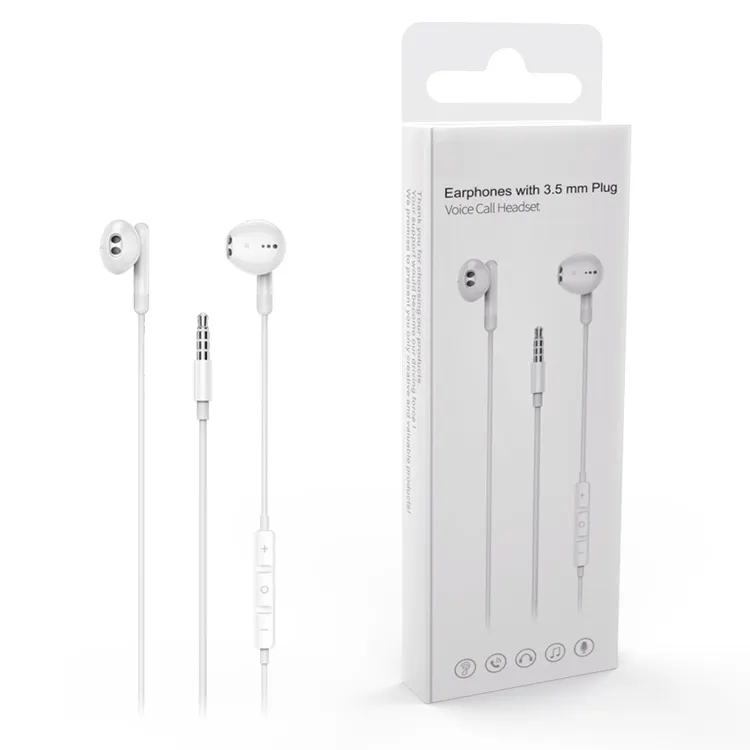 Oem Latest Design 3.5Mm Wired Earphones 3.5Mm Wired Headphones With Mic And Volume Control