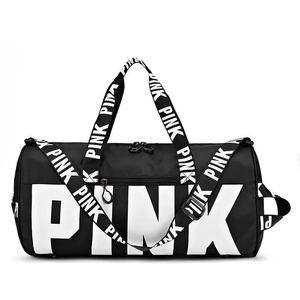 Ragazze delle donne All'aperto di Viaggio di Grande Capacità Impermeabile Palestra Sport ROSA Durante La Notte Duffle Bag - Product Image 4