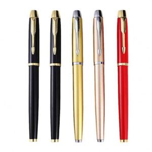 Custom Metal <b>Roller</b> Gel Ink Pen Black Logo Print Wrap Factory Direct Promotion Gift Pens for Thanksgiving Valentine's Day - Product Image 3