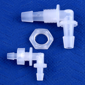 Conector <span class=keywords><strong>de</strong></span> codo <span class=keywords><strong>de</strong></span> pasamanos con púas, accesorio impermeable para manguera <span class=keywords><strong>de</strong></span> aire con tuerca para tuberías neumáticas <span class=keywords><strong>de</strong></span> acuicultura y estanques <span class=keywords><strong>de</strong></span> peces - Product Image 2