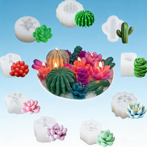 Stampi in Silicone per Candele Artigianali a Forma di Girasole e per Realizzare Sapone, Grandi Stampi in Silicone per Candele - Product Image 5