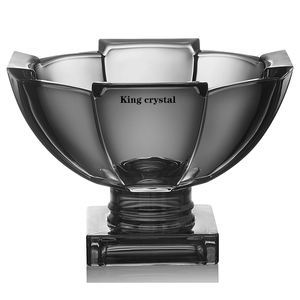 Shenniu — grand bol de scène en verre, grand bol de fruits en cristal couleur fumée <span class=keywords><strong>pour</strong></span> décoration de maison - Product Image 1