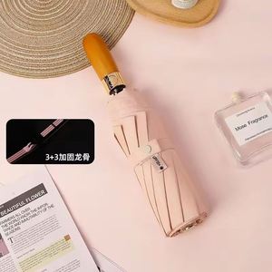 Paraguas de Negocios con Apertura y Cierre Automático, Resistente al Viento, Protección Solar, Logotipo Personalizado, Sombrilla de Viaje - Product Image 1
