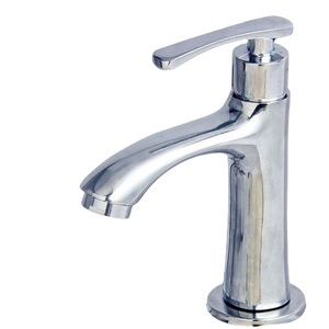 Grifo monomando de cobre para lavabo Seven Wolves, con válvula de cerámica y montaje en cubierta - Product Image 5